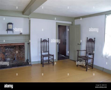 john adams birthplace interior images.